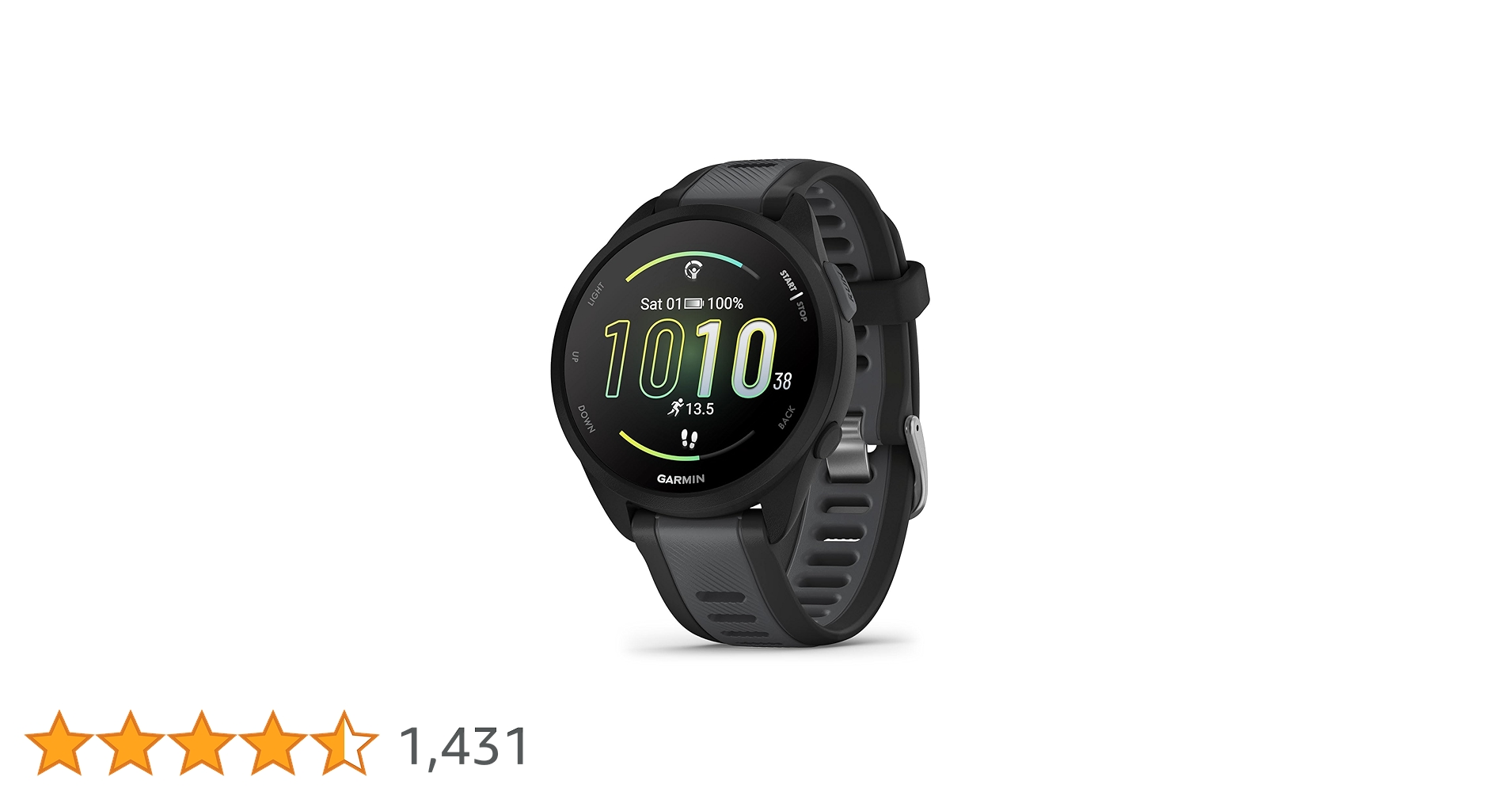 Garmin Forerunner® 165, Running Smartwatch, Colorful AMOLED